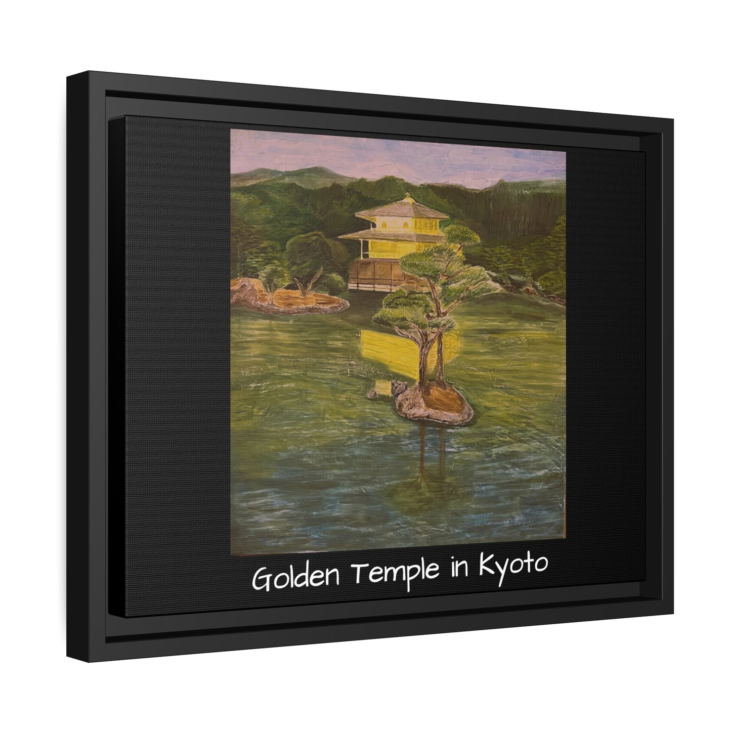 Matte Canvas, Black Frame