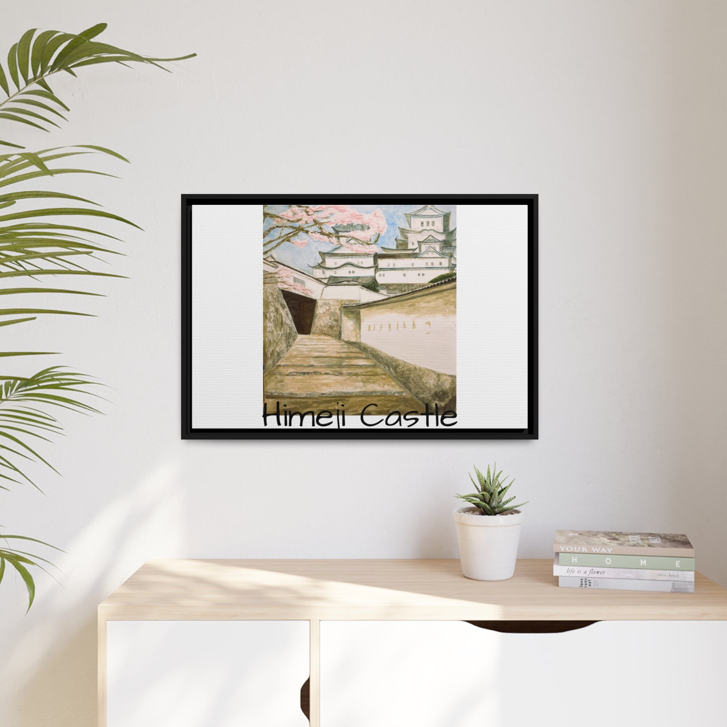 Matte Canvas, Black Frame