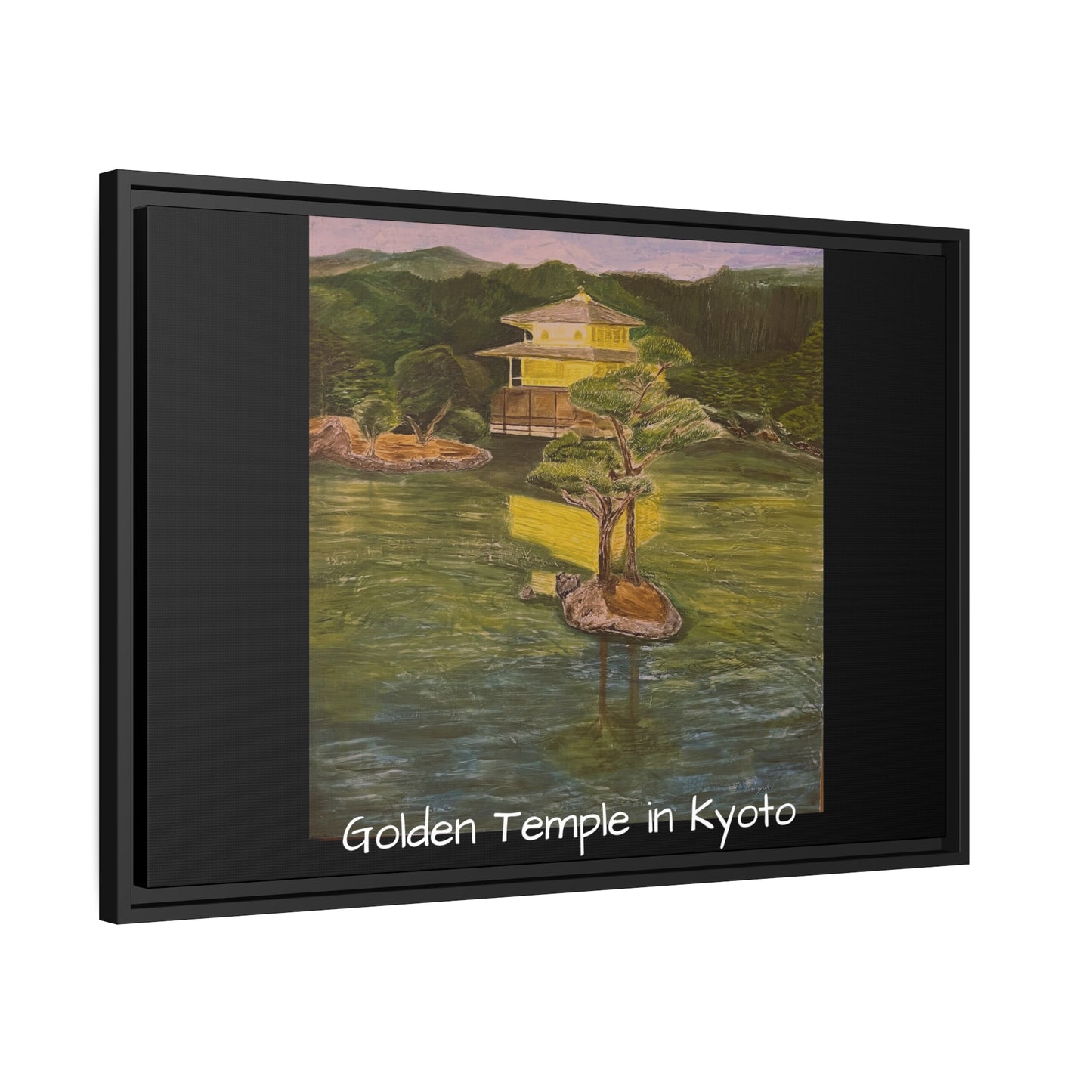 Matte Canvas, Black Frame