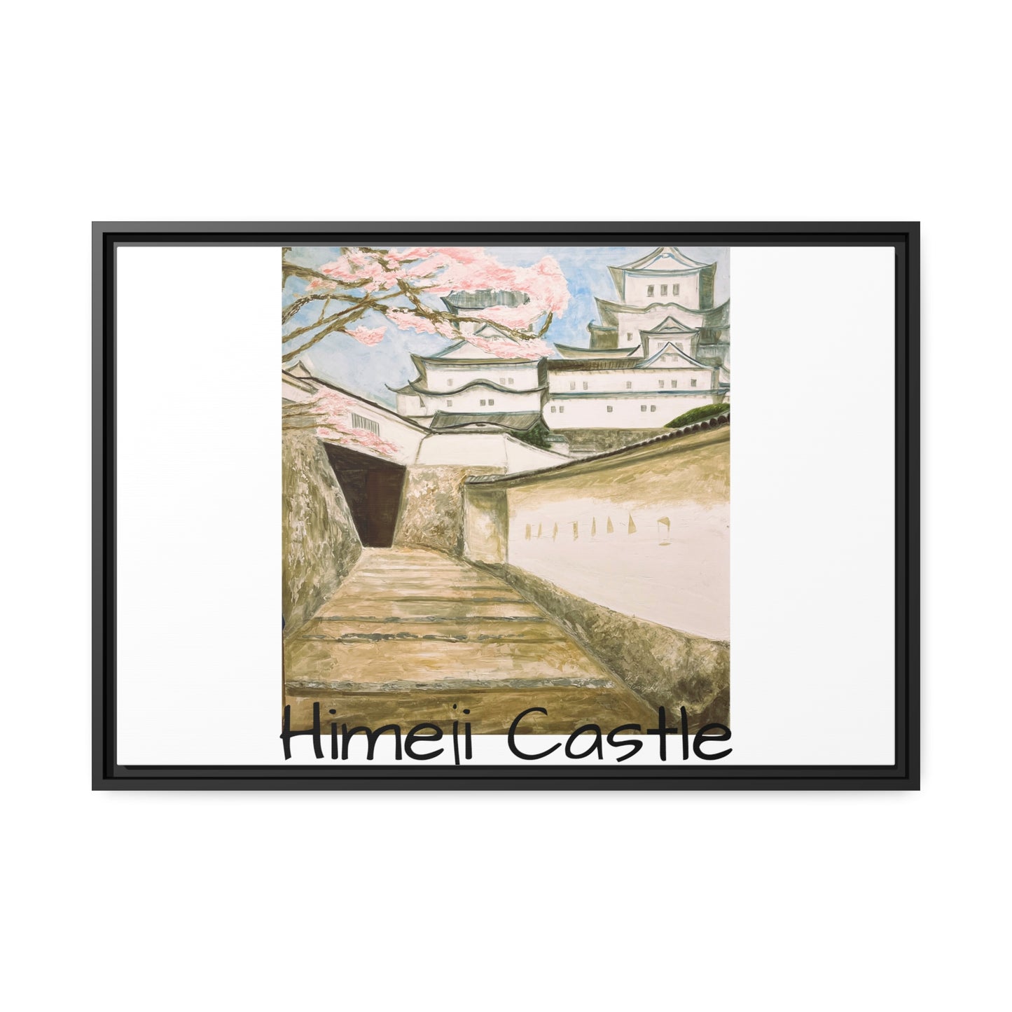 Matte Canvas, Black Frame