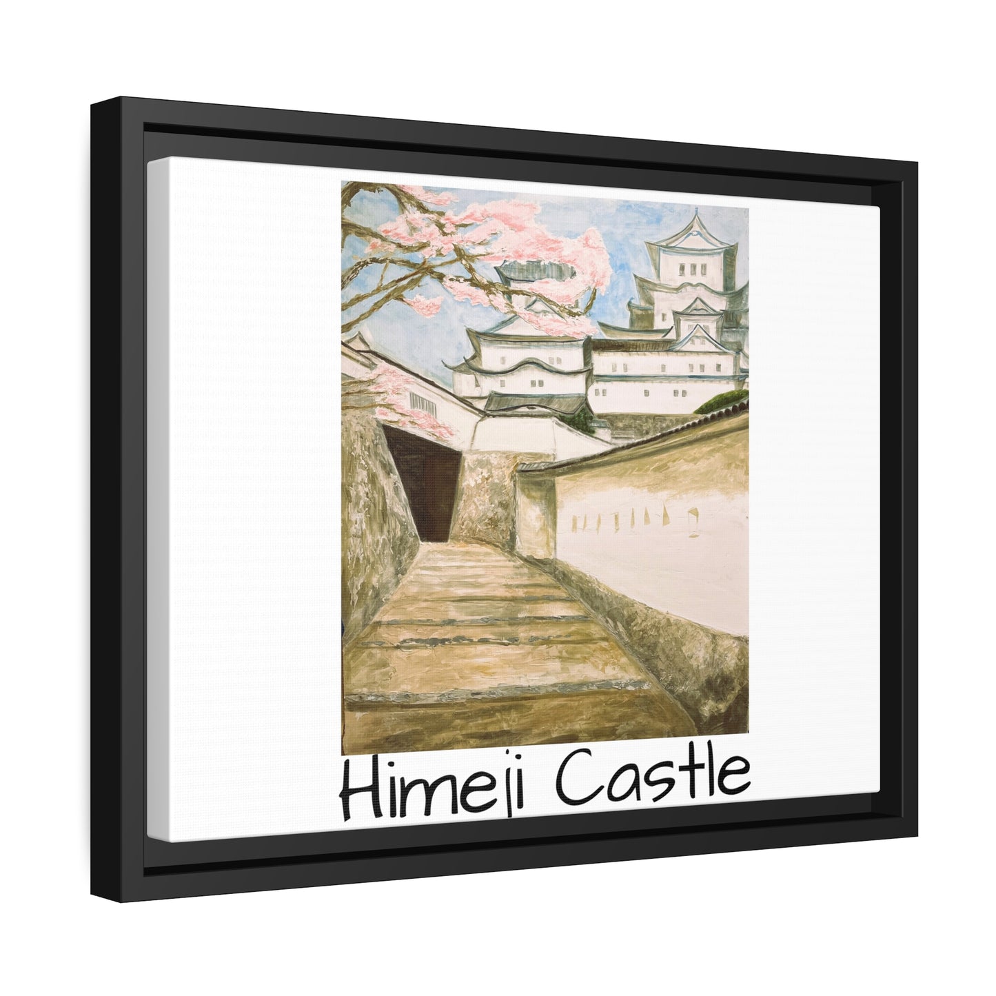 Matte Canvas, Black Frame