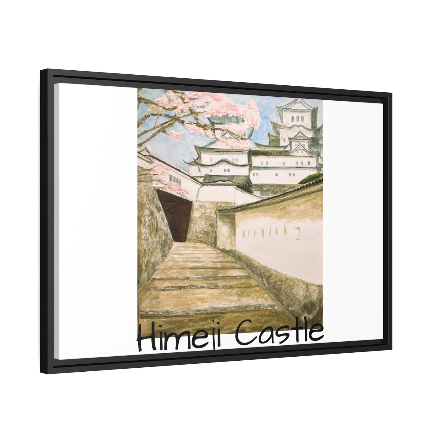 Matte Canvas, Black Frame