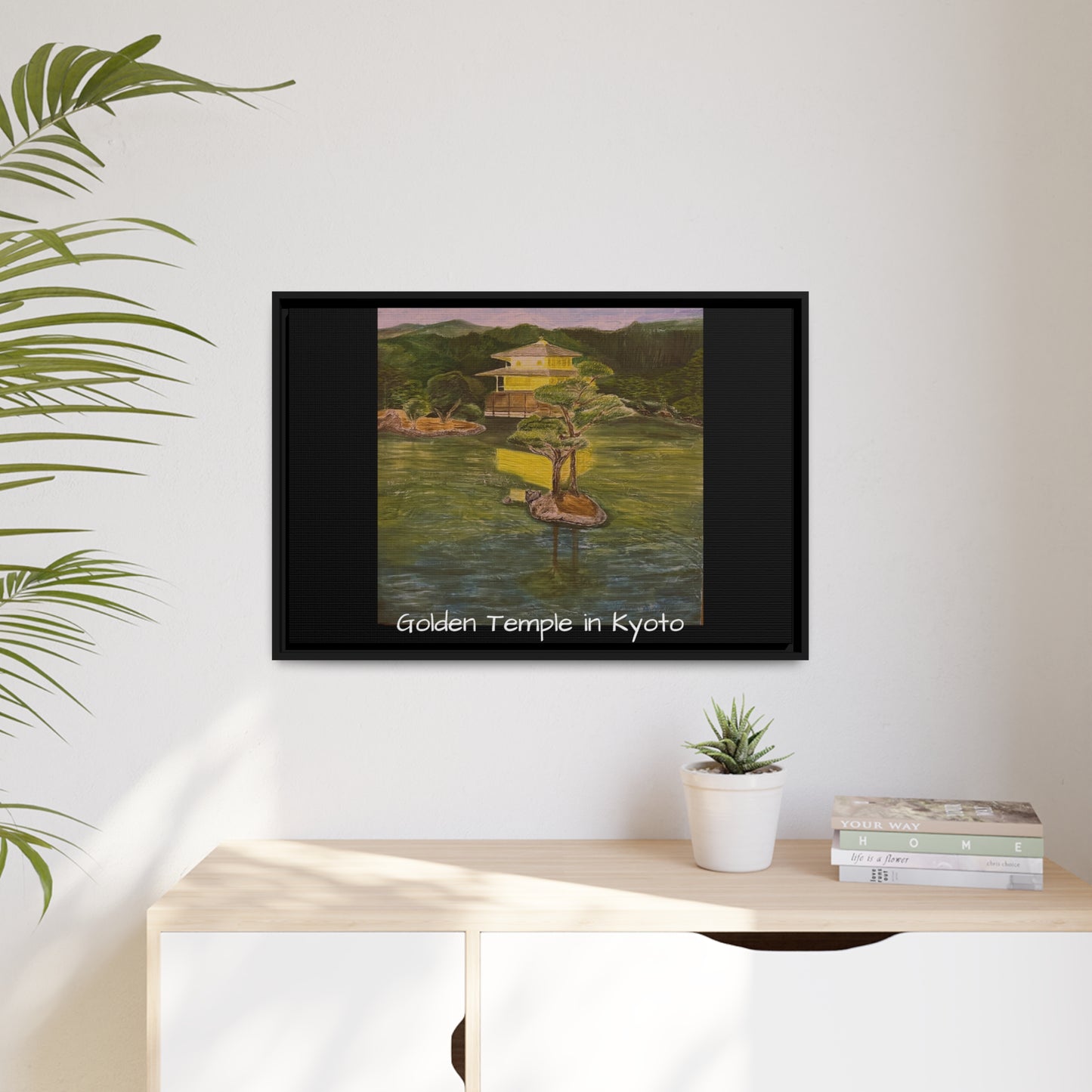 Matte Canvas, Black Frame