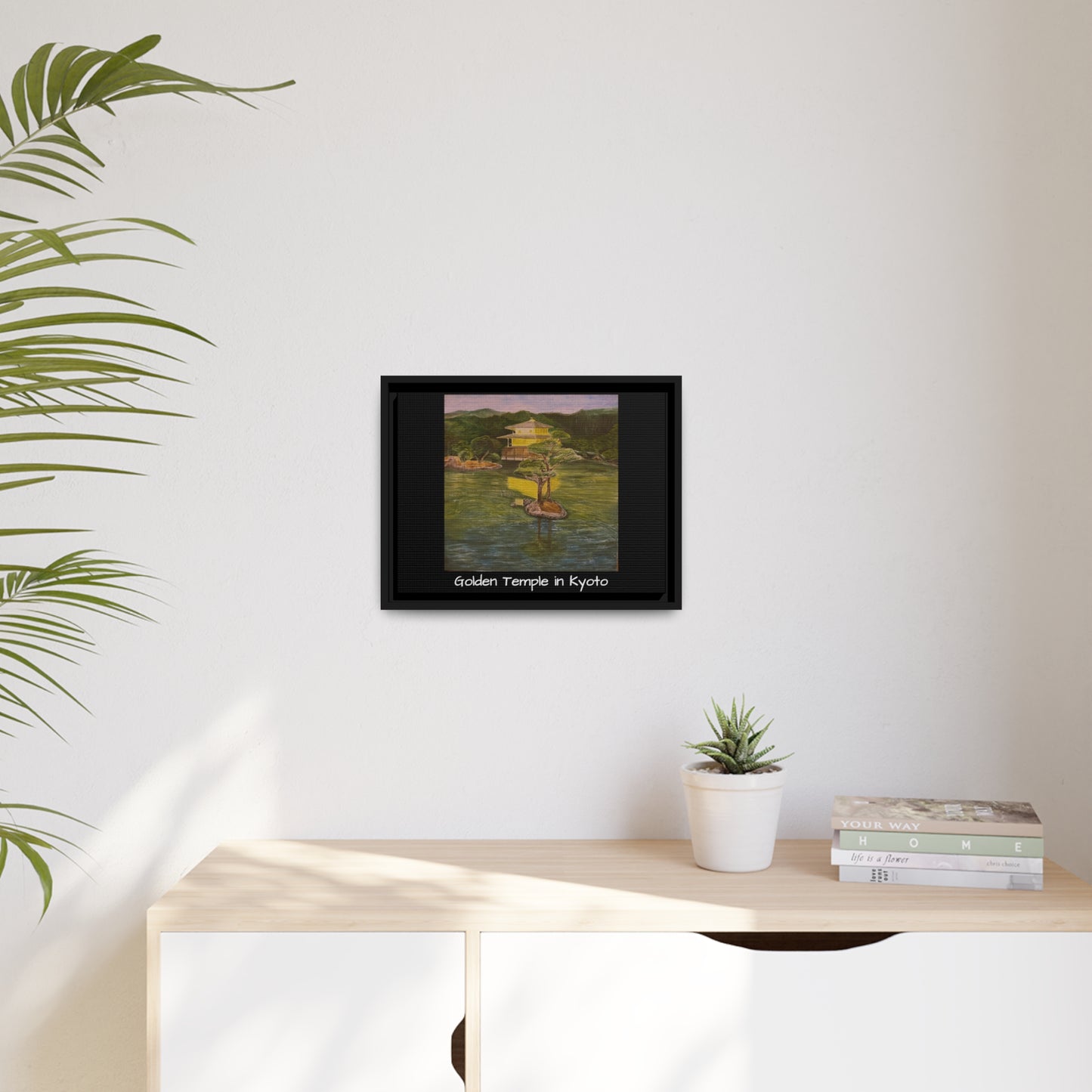 Matte Canvas, Black Frame